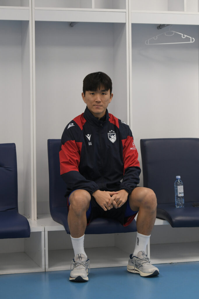 Beograd 19. decembar 2023. Inbeom Hwang fudbaler Crvene zvezde intervju Foto:Goran Srdanov/Nova.rs