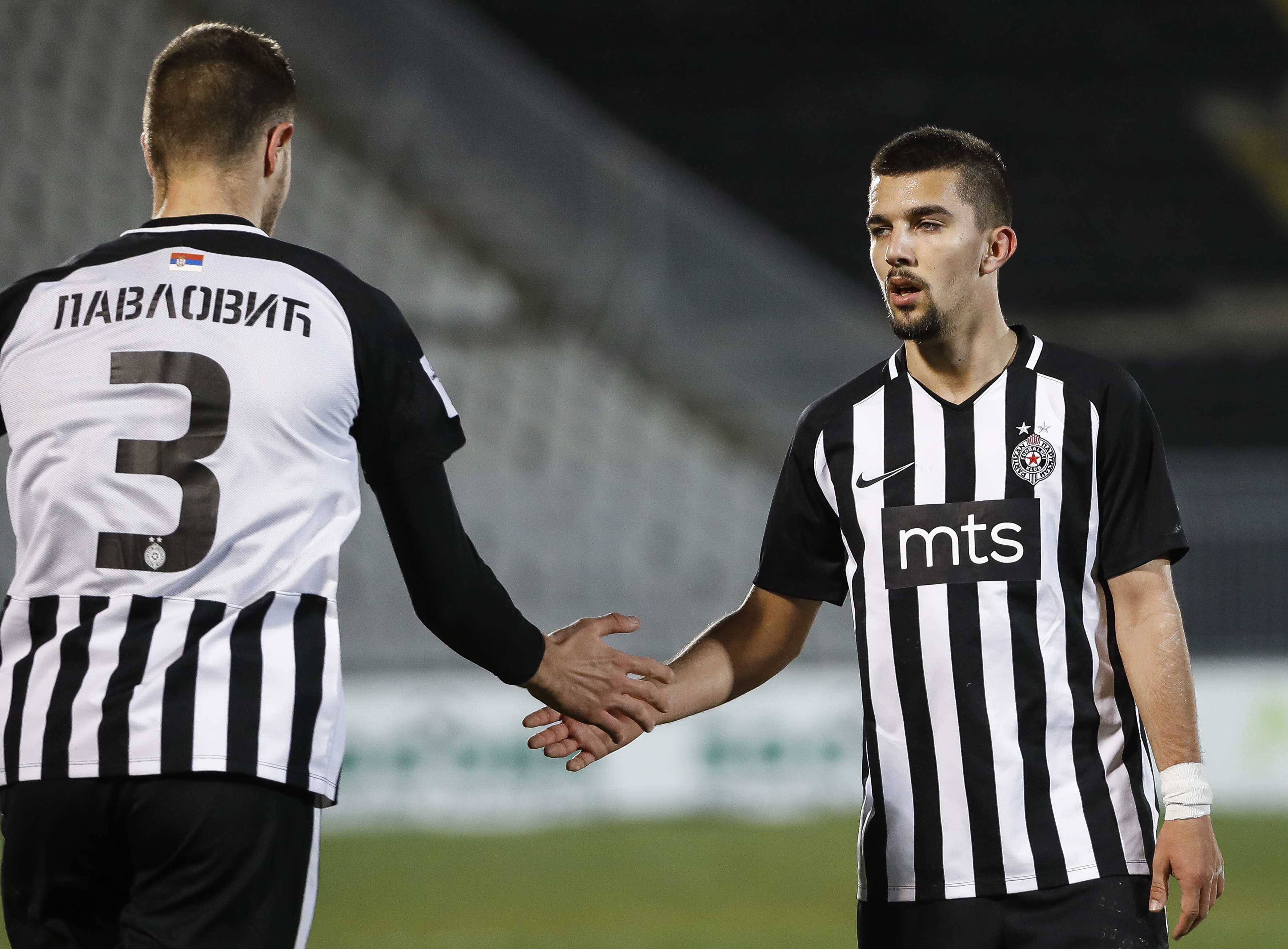 Fudbal Super League Season 2019-2020
Partizan v Proleter Novi Sad
Strahinja Pavlovic (L) and Lazar Pavlovic
Beograd, 26.02.2020.
foto: Srdjan Stevanovic/Starsportphoto ©