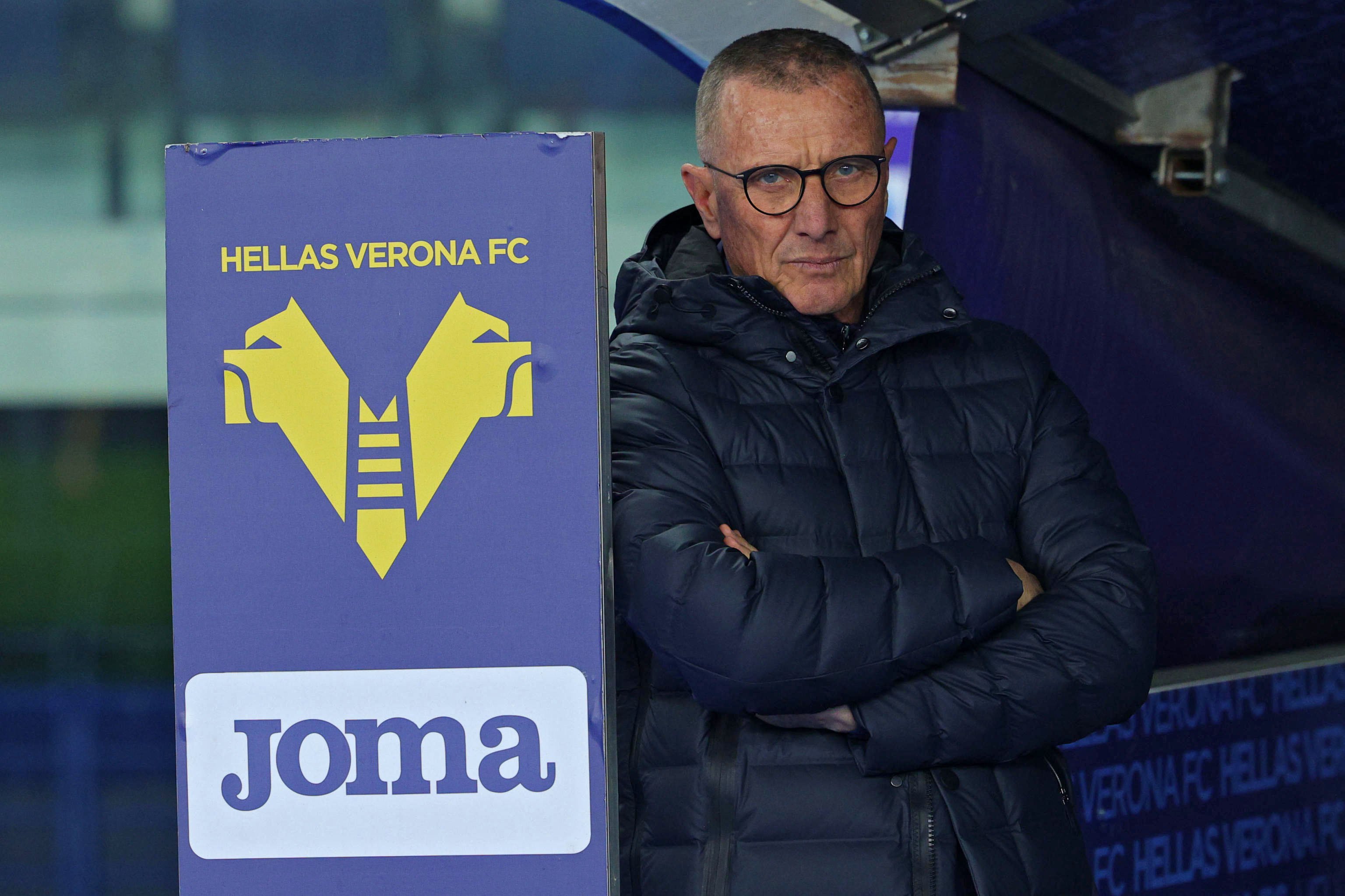 epa11074110 Empoli's head coach Aurelio Andreazzoli during the Italian Serie A soccer match Hellas Verona vs Empoli FC in Verona, Italy, 13 January 2024.  EPA-EFE/Emanuele Pennnacchio