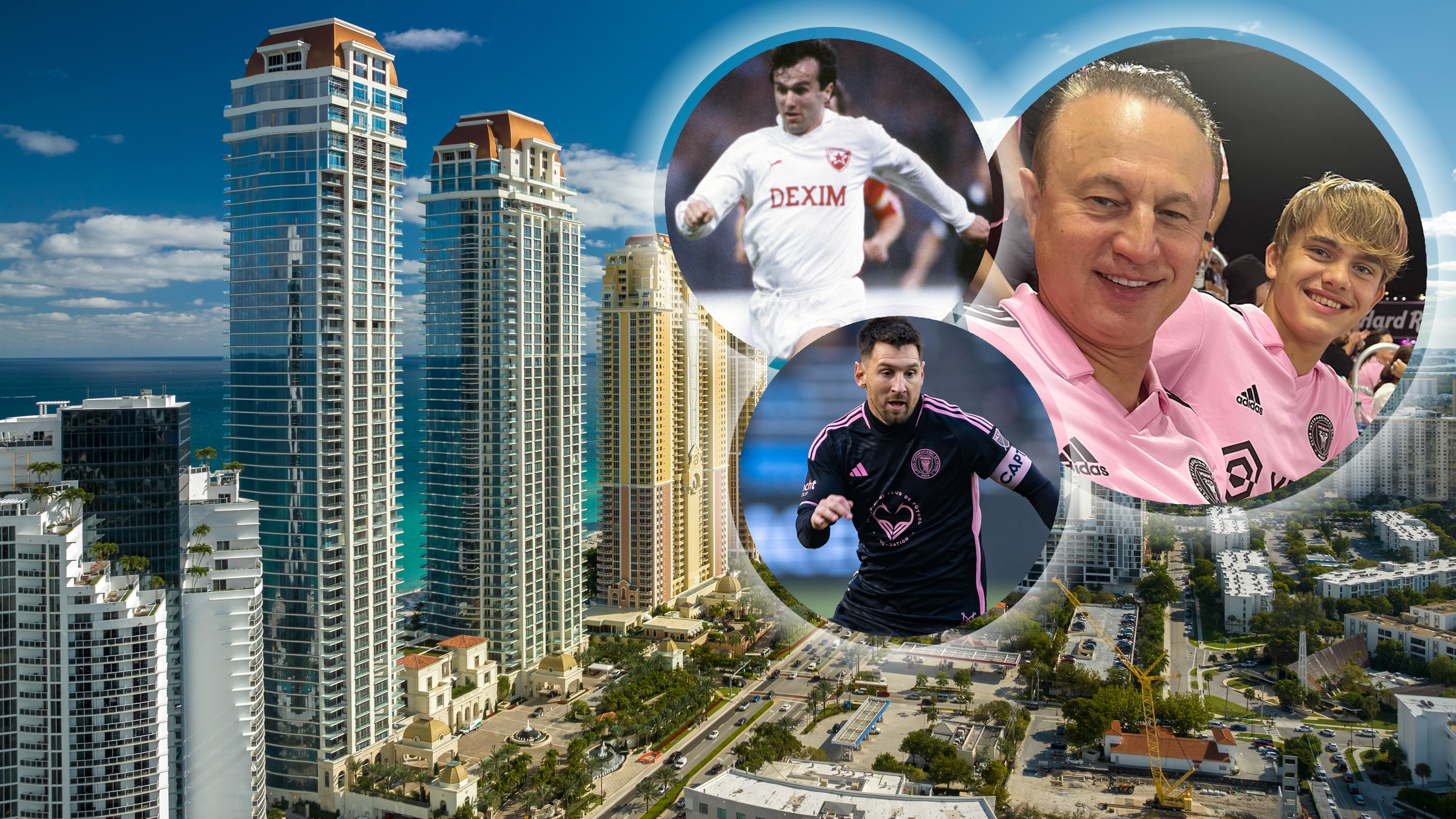 Aerial,View,Of,Sunny,Isles,Beach,City,With,Luxurious,Highrise