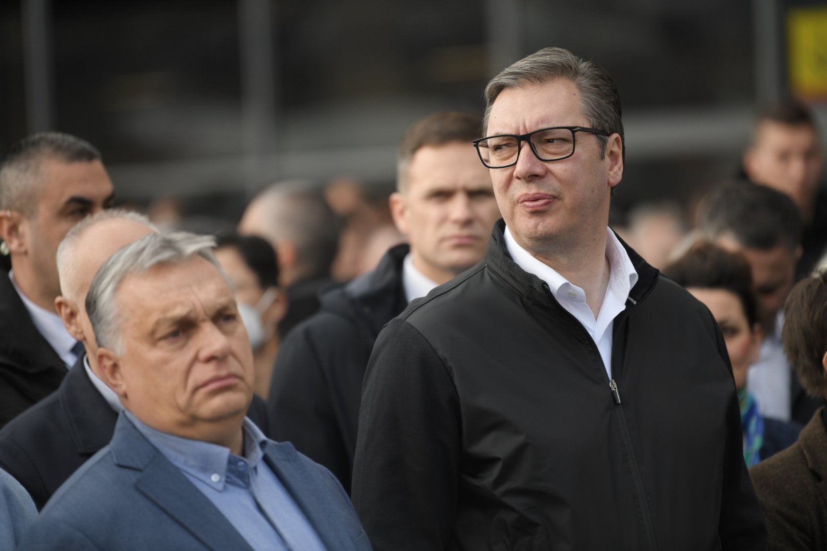 Novi Sad19.03.2022. Puštanje u saobraćaj deonice pruge Beograd - Novi Sad u okviru međunarodne, medjunarodne brze pruge Beograd - Budimpešta. Voz Soko, železnička stanica Foto: Dragan Mujan/Nova.rs