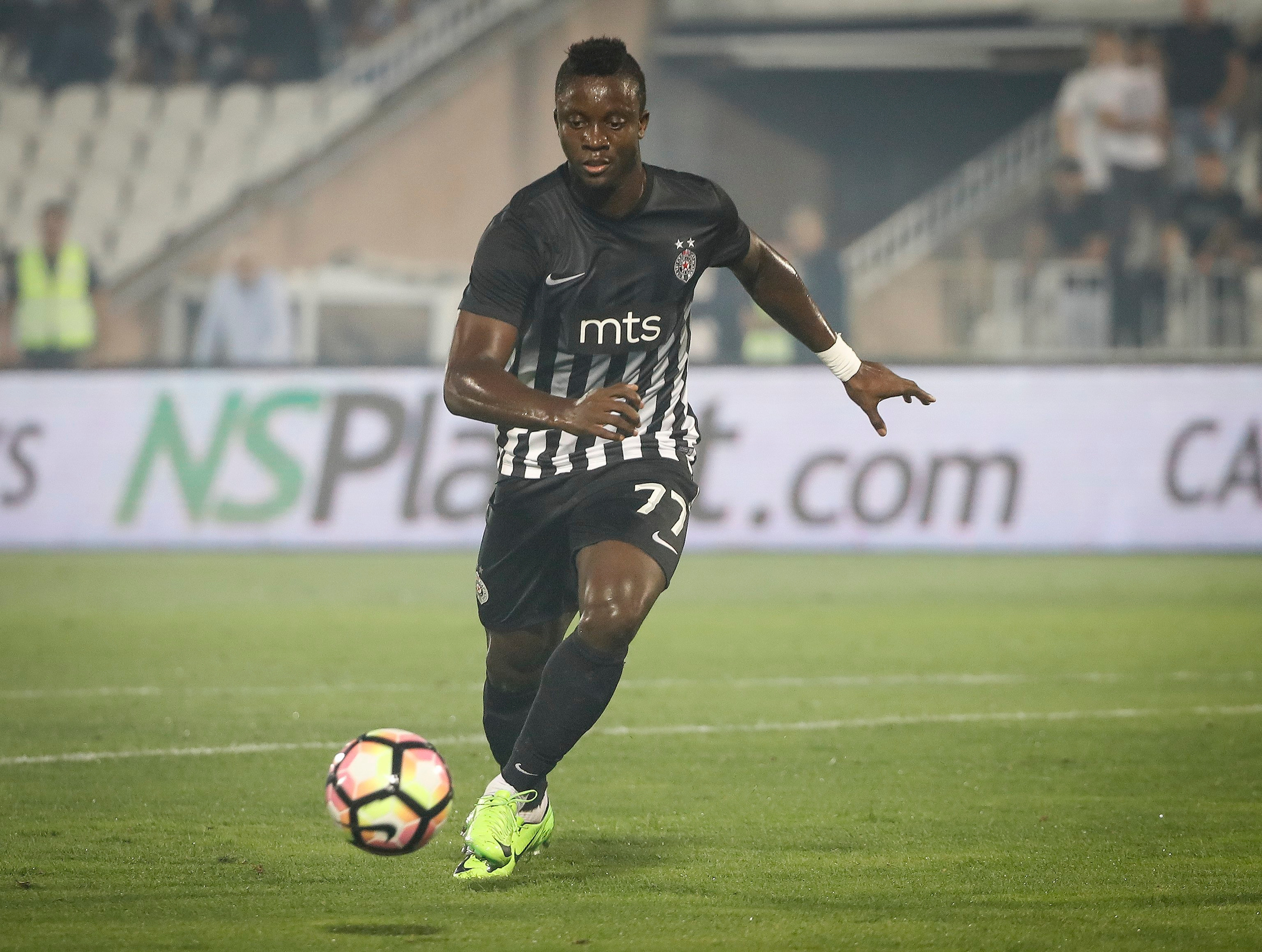 Fudbal Super League Season 2017-2018
Partizan v Mladost (Lucani)
Theophilus Solomon
Beograd, 09.09.2017.
foto: Srdjan Stevanovic/Starsportphoto ©
