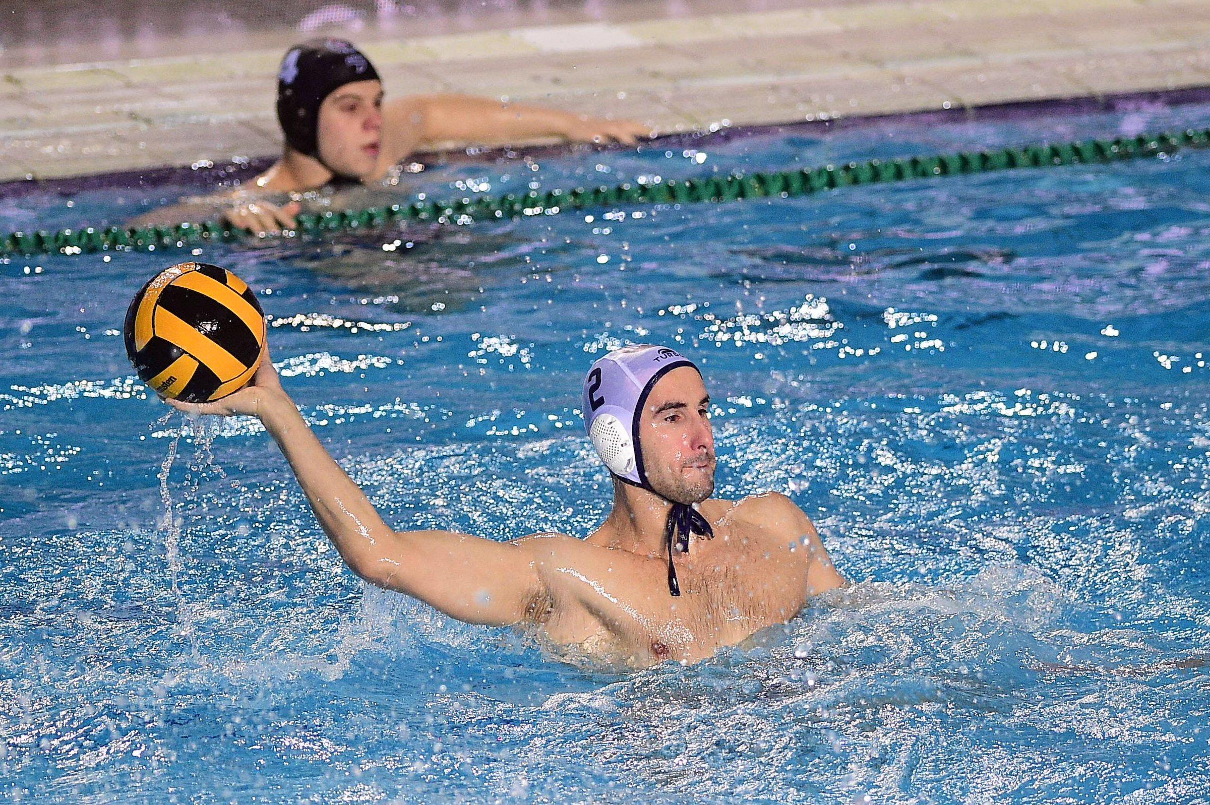 Strahinja Rasovic at Serbian cup final four semifinal match between vk Partizan and vk Novi Beograd was played on Milan Gale Muskatirovic sport center on 28.01.2023 in Belgrade, Serbia. (Photo by Dusan Milenkovic/Starsport.rs ©)