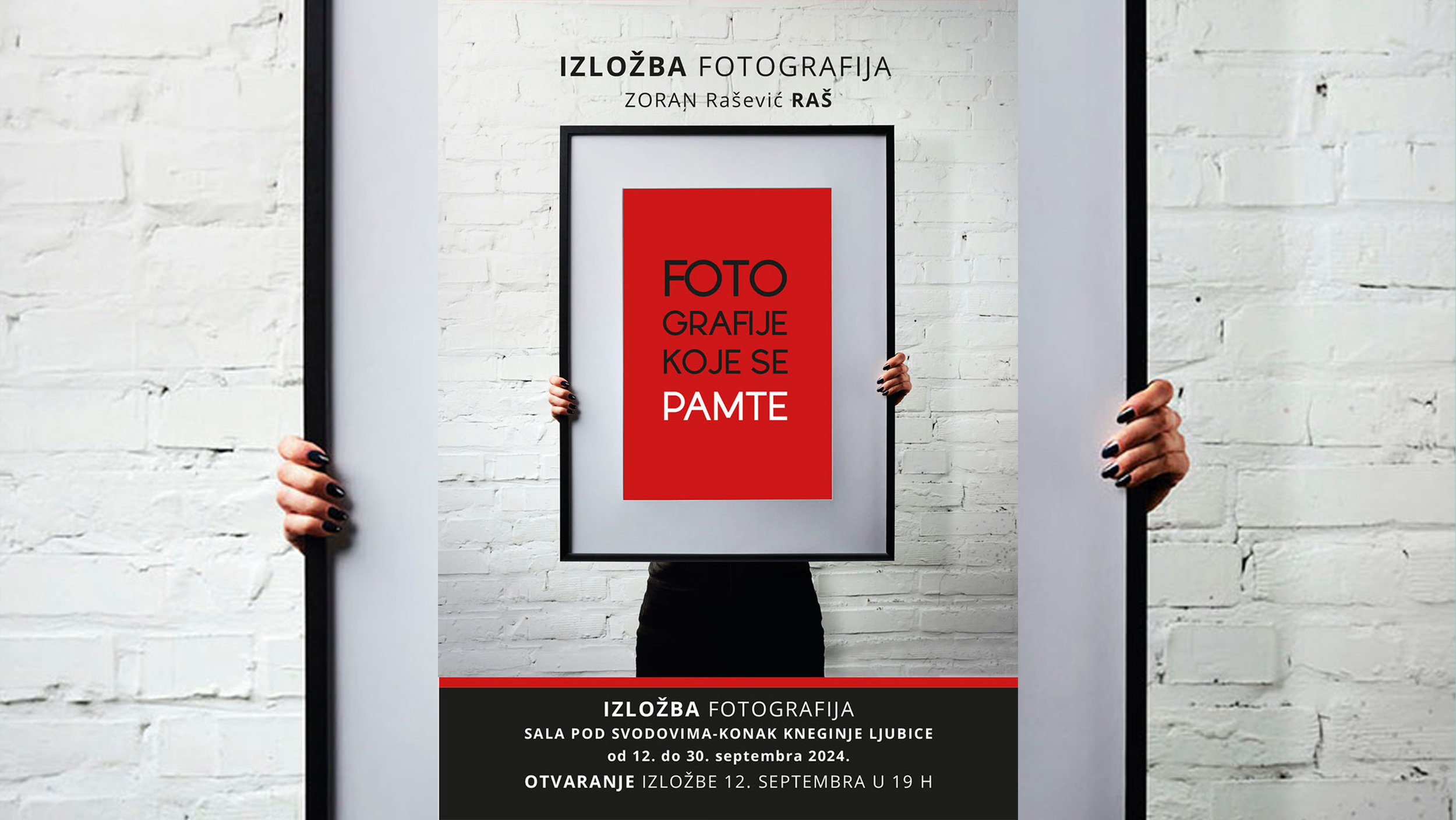 Zoran Raš, Izložba fotografija, najava izložbe