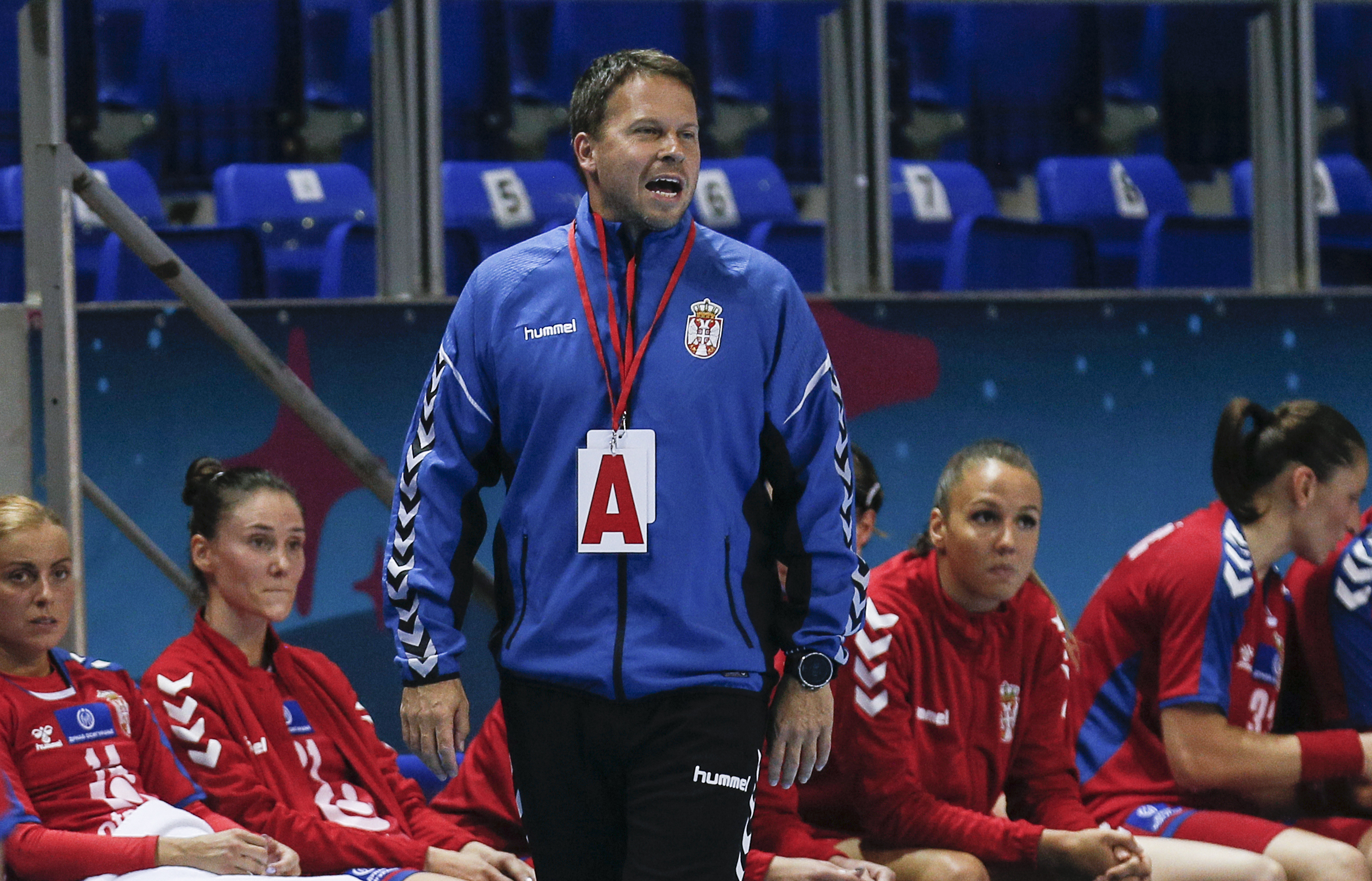 Uros Bregar Srbija - Turska, zene, rukomet, kvalifikacije za evropsko prvenstvo 6.10.2021. Zrenjanin Srbija  foto: Pedja Milosavljevic/STARSPORT