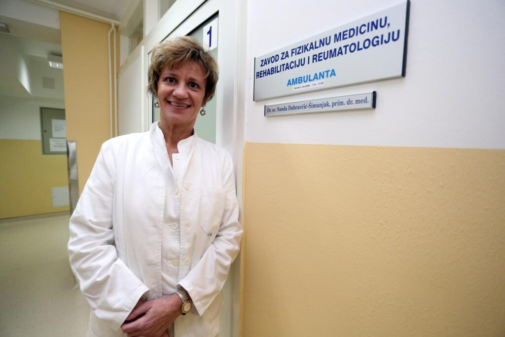 07.01.2014., Zagreb - Bolnica sv. Duh, dr. Sanda Dubravcic, bivsa klizacica. r"nPhoto: Dalibor Urukalovic/PIXSELL
