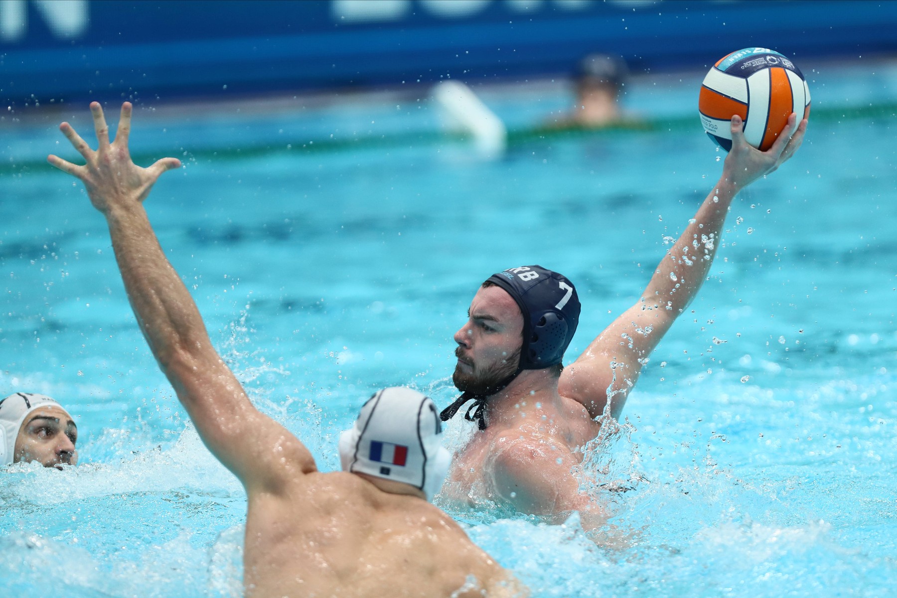 Zagreb, 10.01.2024. - European Water polo, Wasserball Championship Men, CROATIA 2024. Preliminary Round - Group B, Match