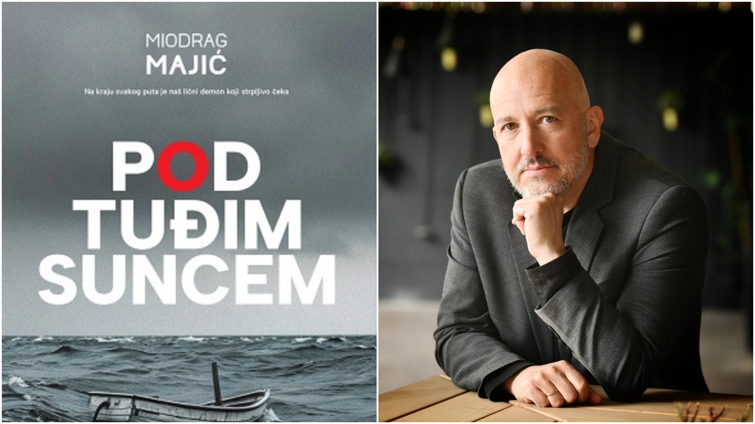 Miodrag Majić, Pod tuđim suncem, Pod tudjim suncem, knjiga, korice, kombo Foto: Promo