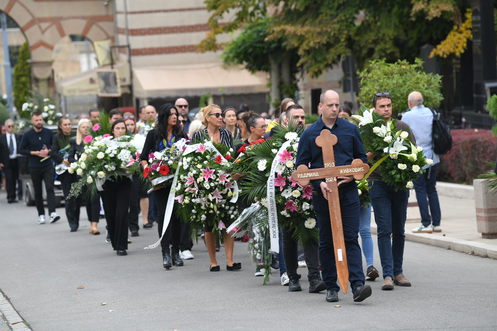 Beograd 24.09.2024. Sahrana  glumice Radmile Živković na Novom groblju, u Aleji zaslužnih građana Foto: Amir Hamzagić/Nova.rs
