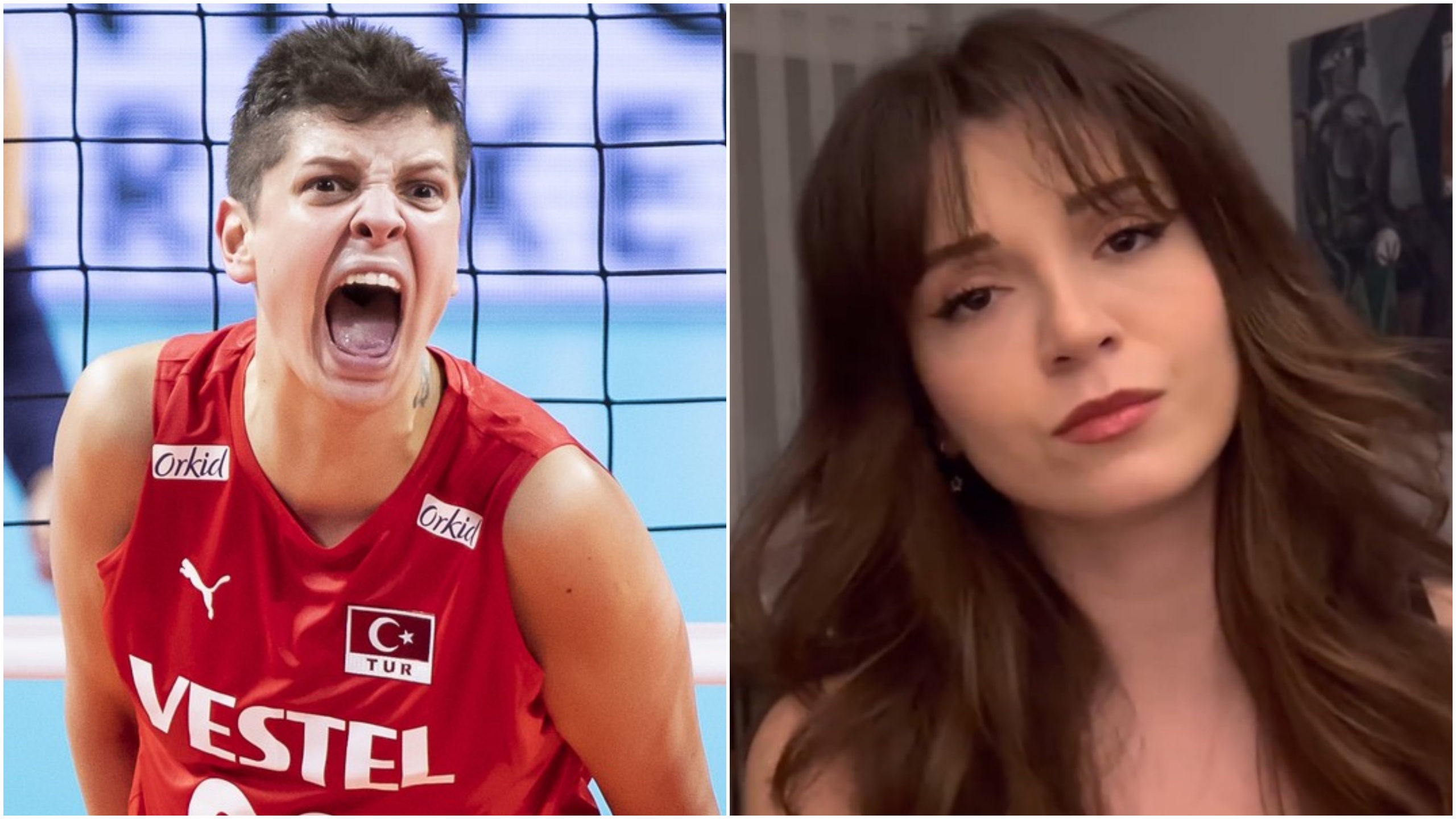 Ebrar Karakurt i Melsum Erdost, kombo Foto: KRISTOF VAN ACCOM / Belga Press / Profimedia / Instagram/melsumelsum's profile picture
melsumelsum