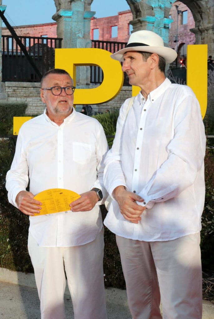 11.07.2024., Pula: U Puli je svecano otvoren 71. pulski filmski festival. Photo: Sasa Miljevic / PIXSELL/PIXSELL rajko grlić i ante tomic
