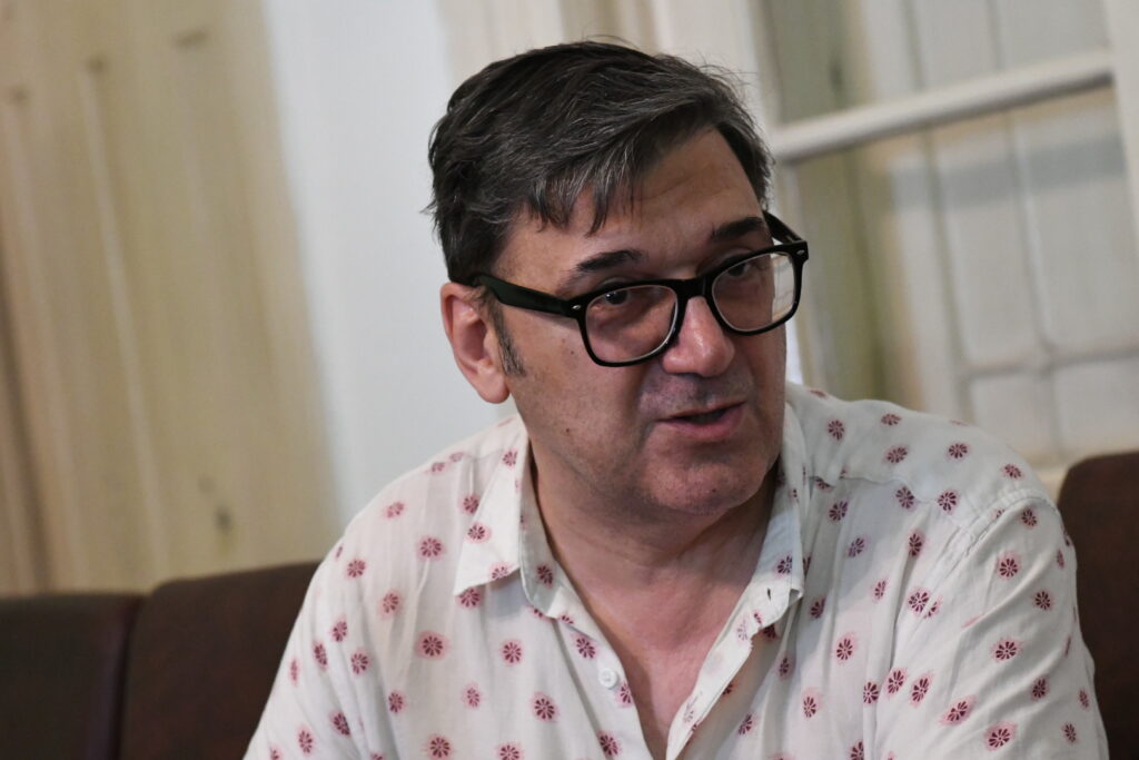 Beograd, 01.08.2024. Udruženje književnika Srbije, zgrada Udruženja književnika Srbije u Francuskoj 7, urušavanje zgrade, UKS, Klub književnika, Nenad Milošević predsednik Srpskog književnog društva Foto: Amir Hamzagić/Nova.rs