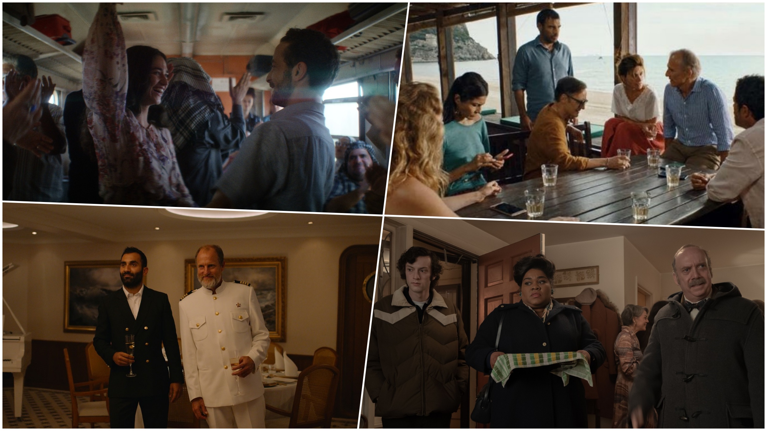 Filmovi, "Triangle of sadness", "Holdovers", "The order of time", "the man who sold his skin", kombo