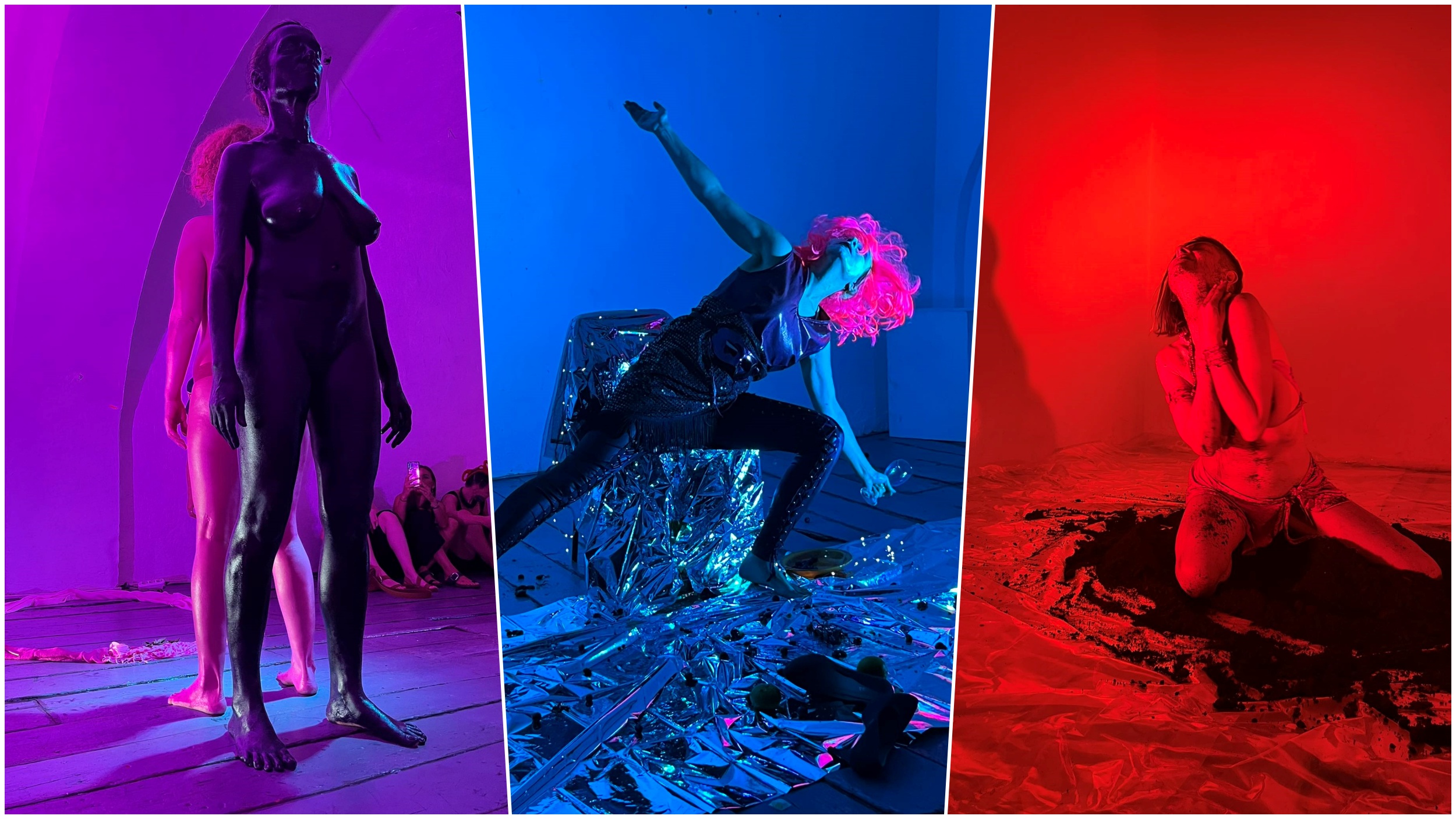 Performans art Salon u Beogradu kombo