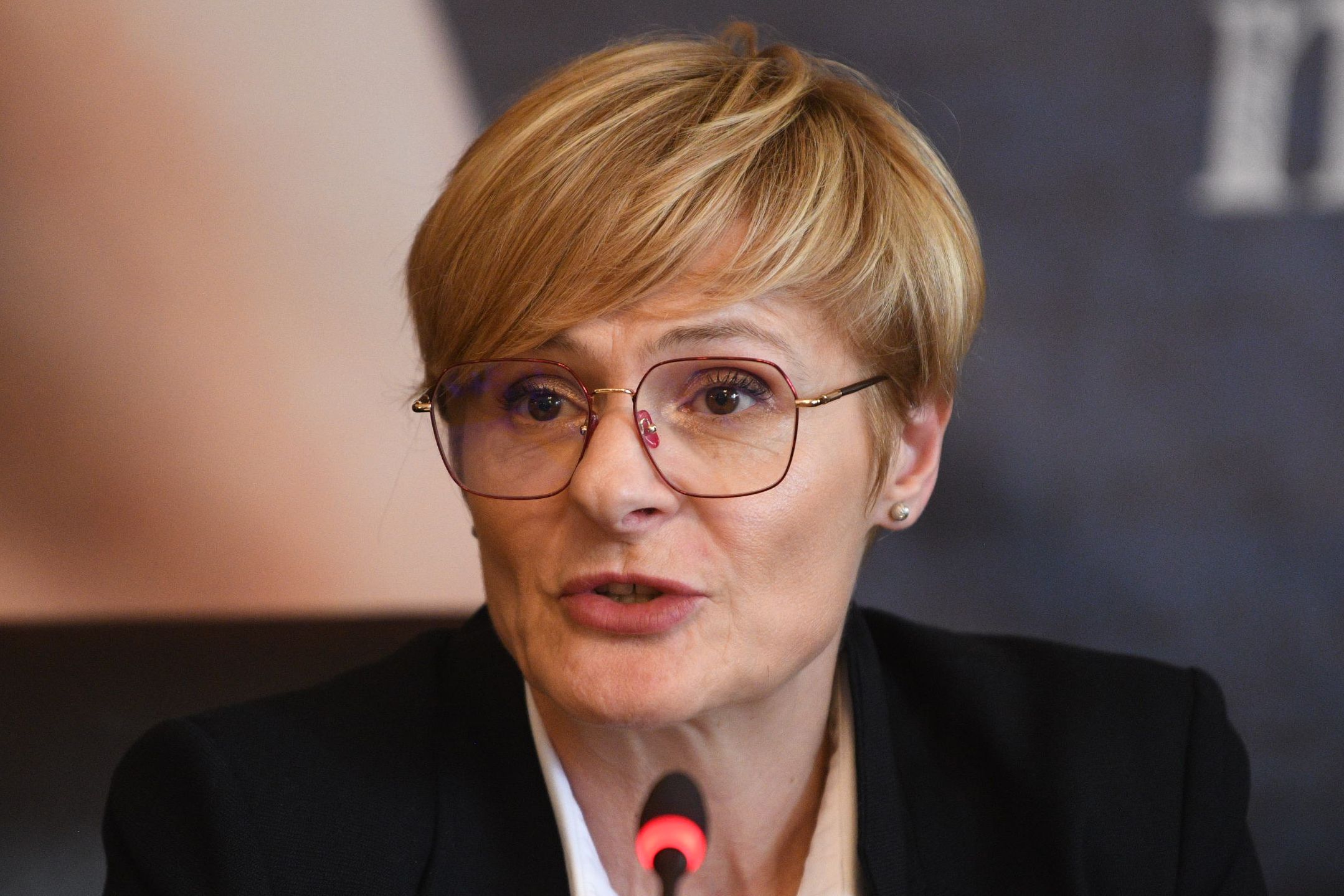 Beograd 08.06.2023. Prva konferencija za medije povodom 57. Bitefa odrzana je u Skupstini grada Beograda, Nataša Mihailović Vacić Sekretar za kulturu Grada Beograda