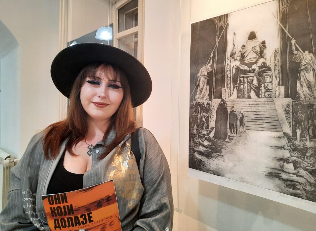 Užice 15. avgust 2024. Izložba užičkih studenata na umetničkim fakultetima i akademijama, pod nazivom „Oni koji dolaze“ u
Užicu, Foto:Slavica Panić/Nova.rs