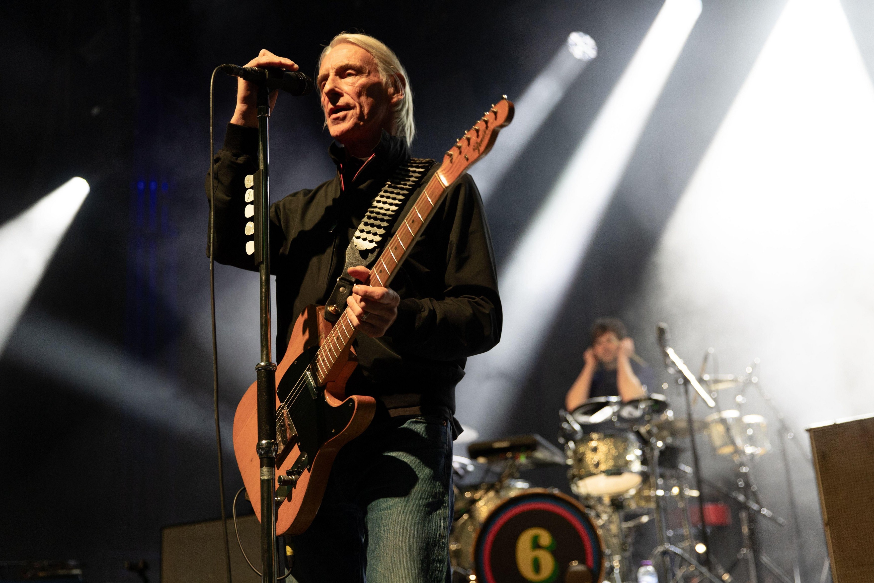 Stockton, UK - Paul Weller performs at the Globe, Stockton on 13th April 2024 as part of his UK tour. Photo credit Jill O'Donnell/Alamy Live News