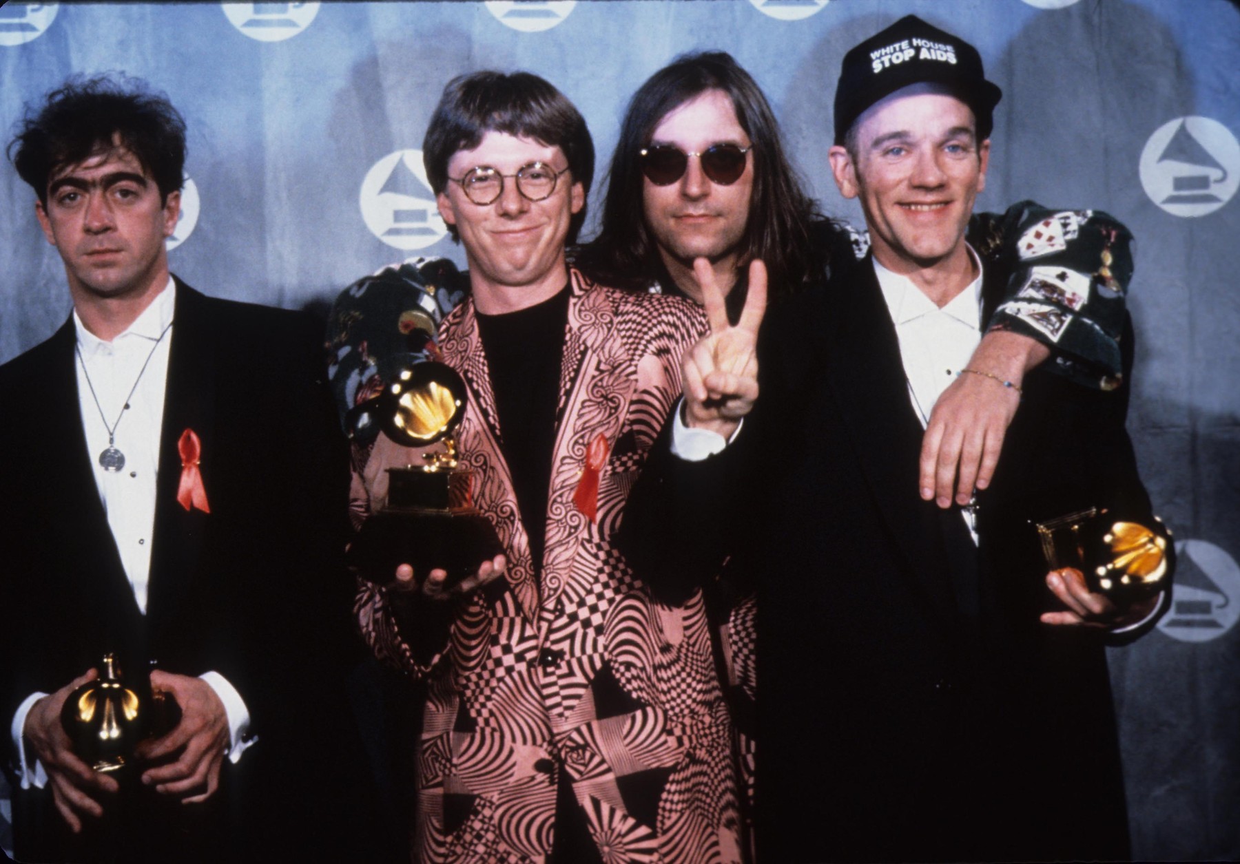 MICHAEL STIPE.R.E.M..at Grammy Awards 1992.,Image: 224946701, License: Rights-managed, Restrictions: , Model Release: no, Credit line: Adam Scull / Zuma Press / Profimedia