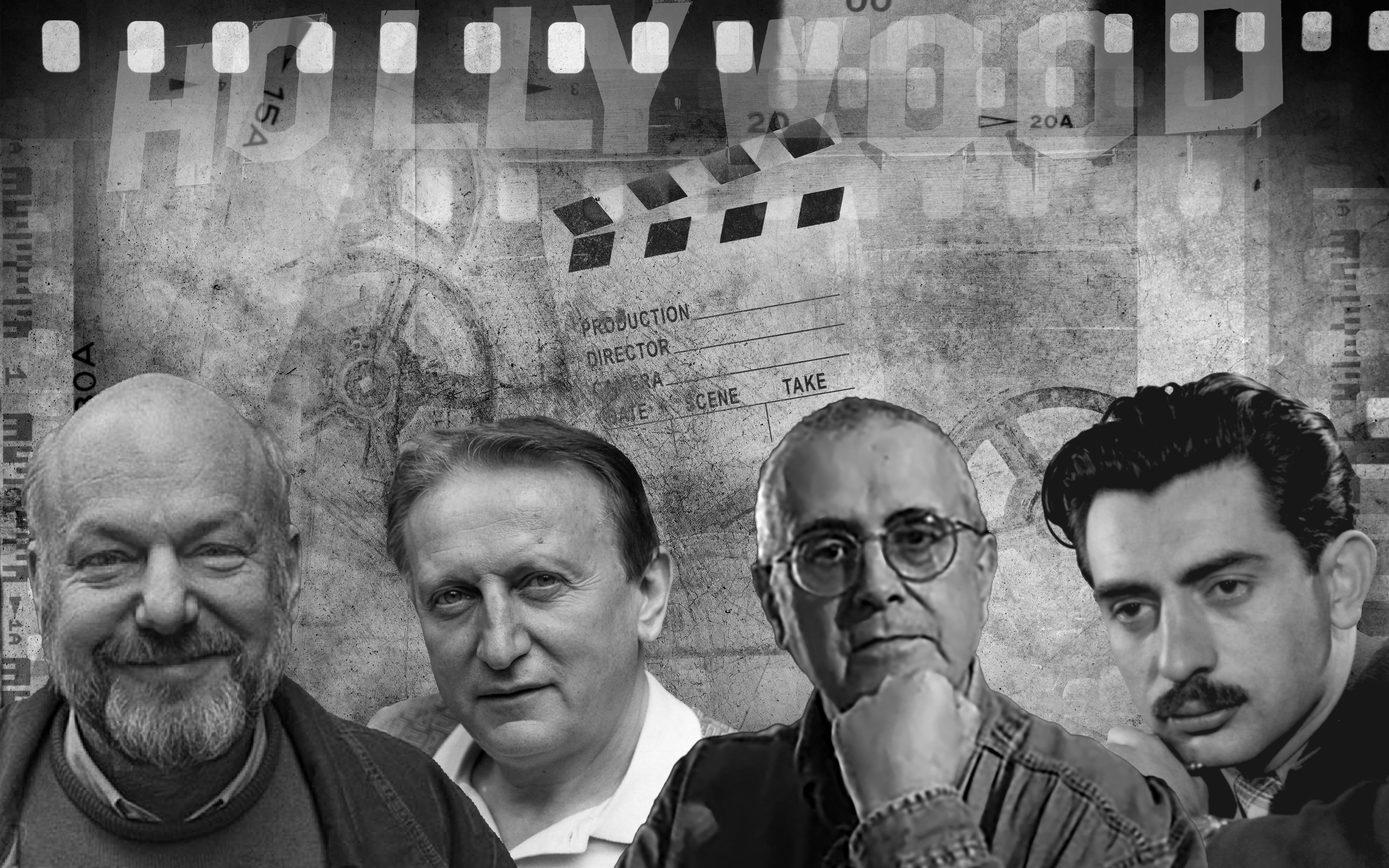 Vladimir Petrić, Vojislav Nanović, Dušan Makavejev, Srđa Penezić Ovo je naslov:  Holivud i Pentagon su isto telo i duša: Jugoslovenski reditelji na radu u Americi