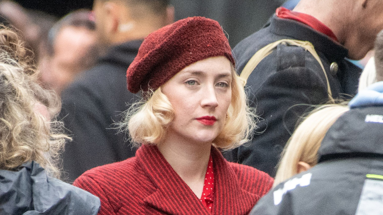 EXCLUSIVE: Paul Weller Shoots His Movie Role Debut In Blitz With Co Star Saoirse Ronan In London