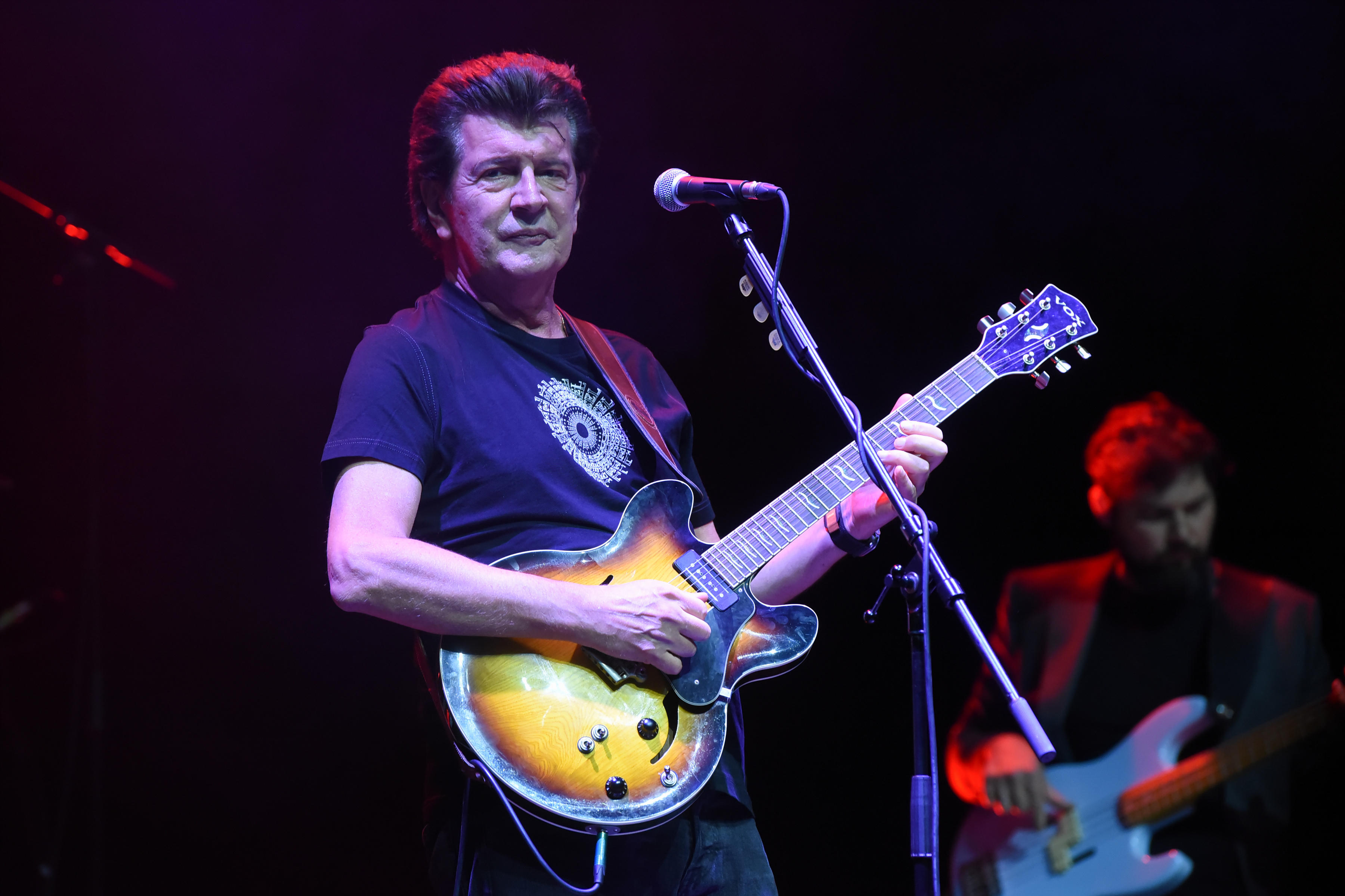 The concert of Bajaga and Instructor "Positive Geography" was held in mts Hall as a kind of remake of Bajaga's first big concert at the same place 40 years ago.