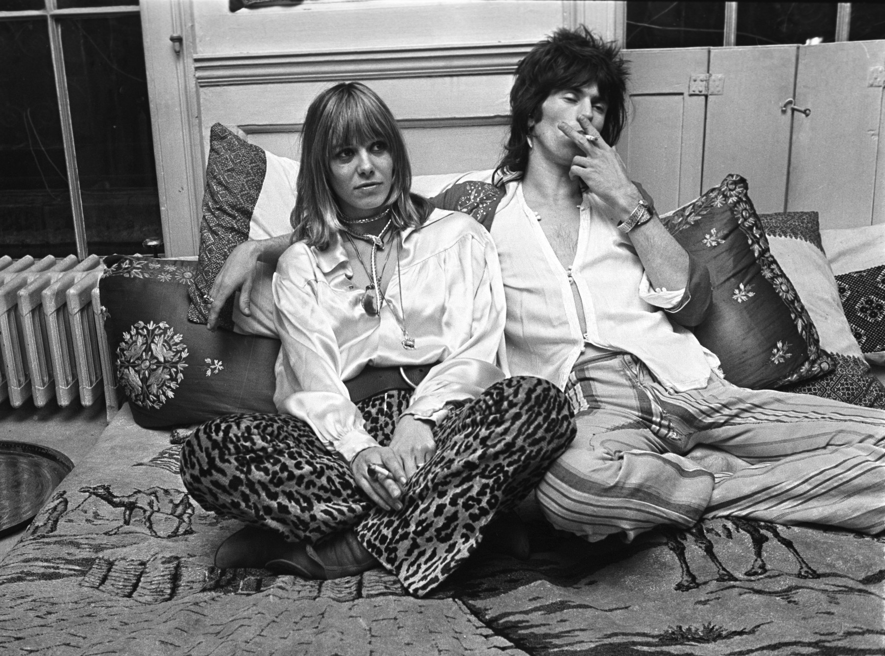 Anita Pallenberg and Keith Richards