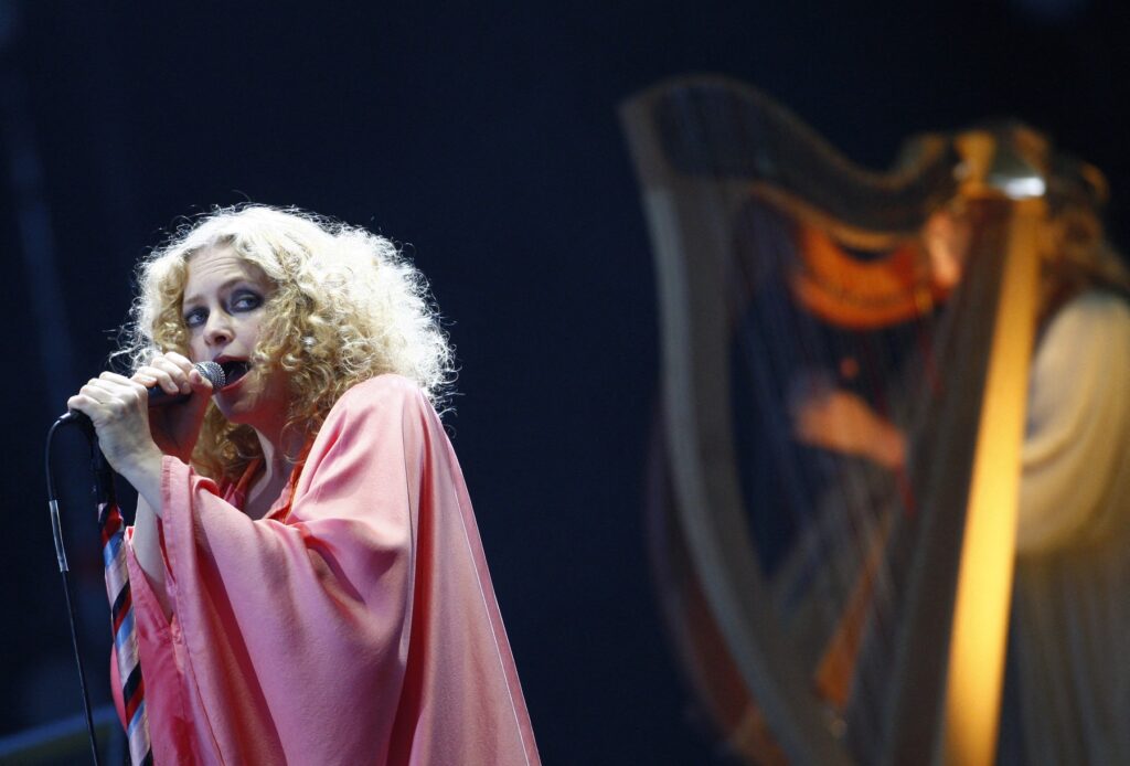 Goldfrapp performs on the third day of the Open'er festival in Gdynia on July 6, 2008.,Image: 26126767, License: Rights-managed, Restrictions: , Model Release: no, Credit line: Krzysztof Mystkowski / AFP / Profimedia