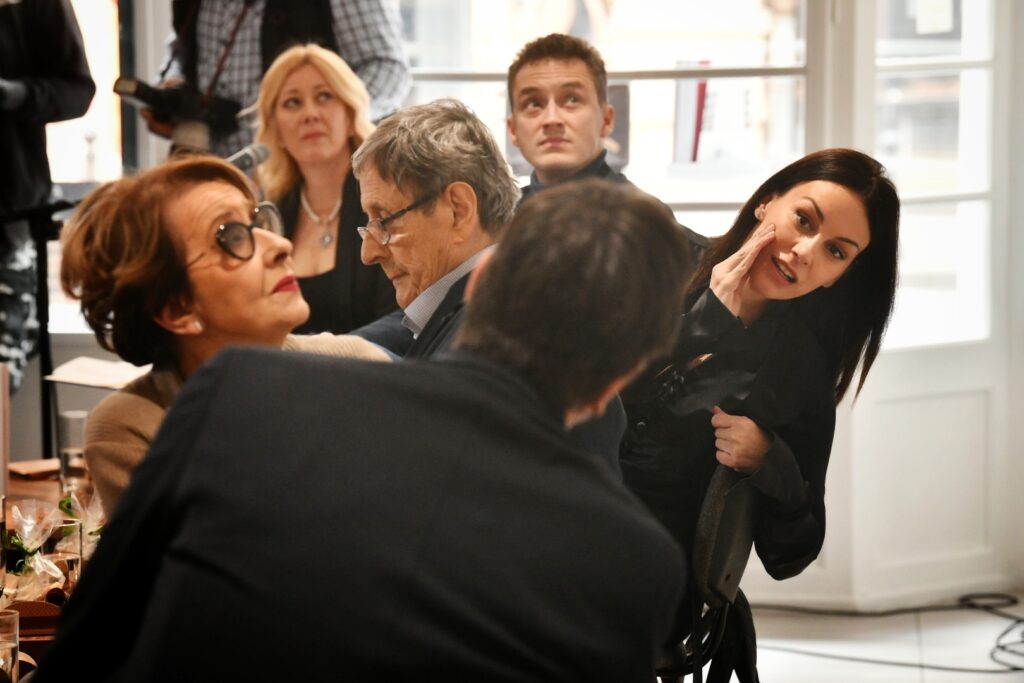 Beograd 19. mart 2024. Promocija knjige Mojih 500 glumaca reditelja Zdravka Šotre u RTS klubu u Svetogorskoj ulici Foto:Vesna Lalić/Nova.rs