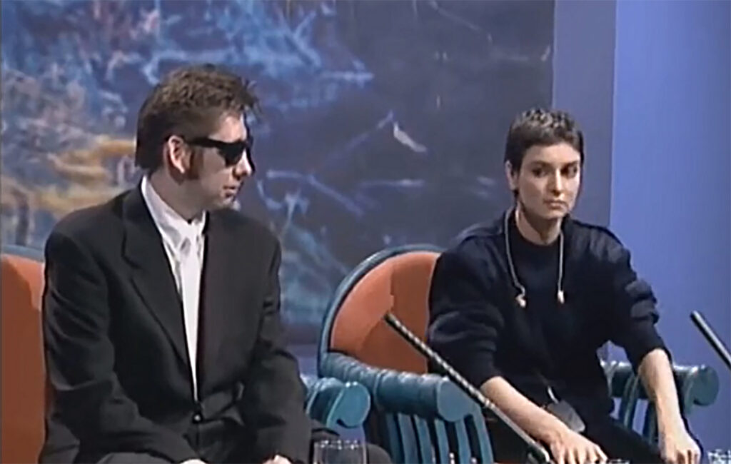 Shane MacGowan and Sinead O’Connor