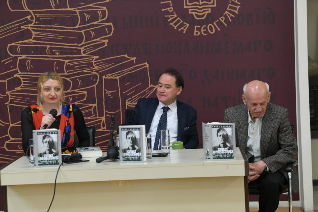 Beograd, 26.03.2024. Biblioteka grada Beograda, promocija knjige Nulta egzistencija Pavla Ugrinova, Pavle Ugrinov Foto: Amir Hamzagić/Nova.rs