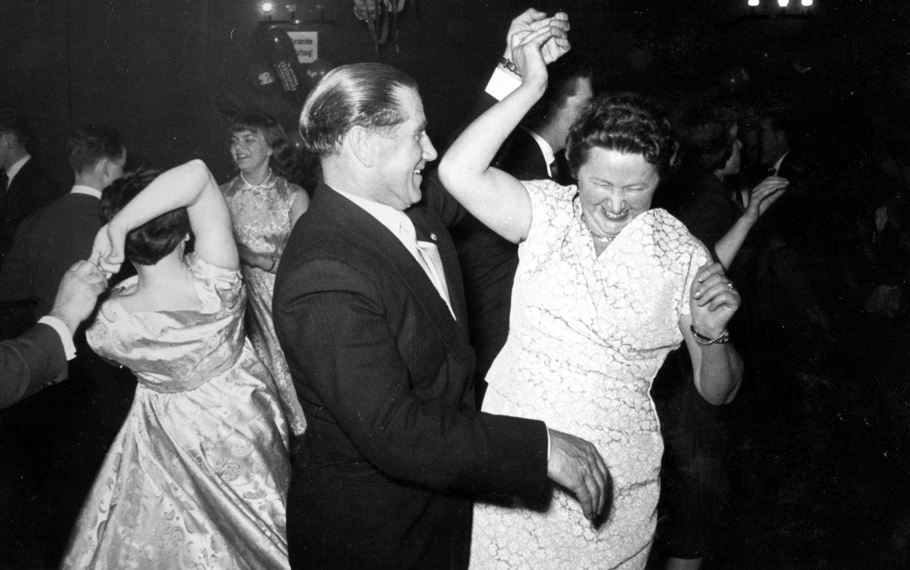 Dance party ca. 1950, exact place unknown, Germany,Image: 377294155, License: Rights-managed, Restrictions: , Model Release: no, Credit line: Voller Ernst / Binger / imageBROKER / Profimedia
