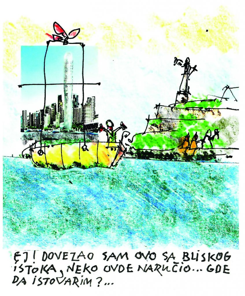 Đorđe Bobić, Djordje Bobić, crtež Foto: Đorđe Bobić