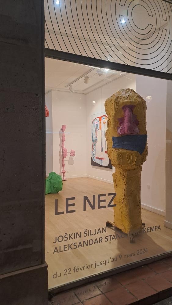 izložba slika i skulptura LE NEZ - NOS u Kulturnom centru Srbije u Parizu – Joškin Šiljan i Aleksandar Stanojević Kempa / 22.februar - 9.mart 2024