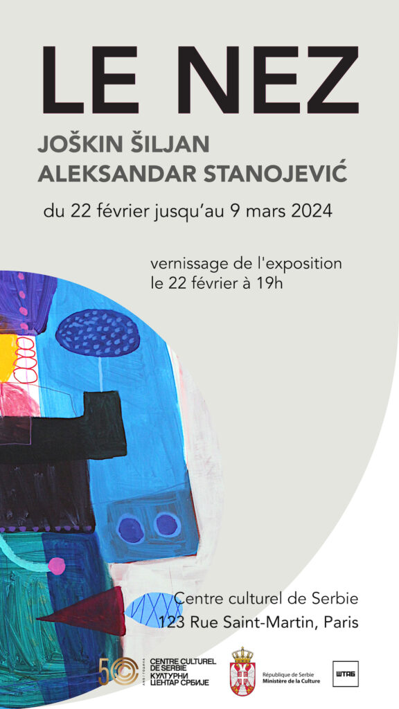izložba slika i skulptura LE NEZ - NOS u Kulturnom centru Srbije u Parizu – Joškin Šiljan i Aleksandar Stanojević Kempa / 22.februar - 9.mart 2024