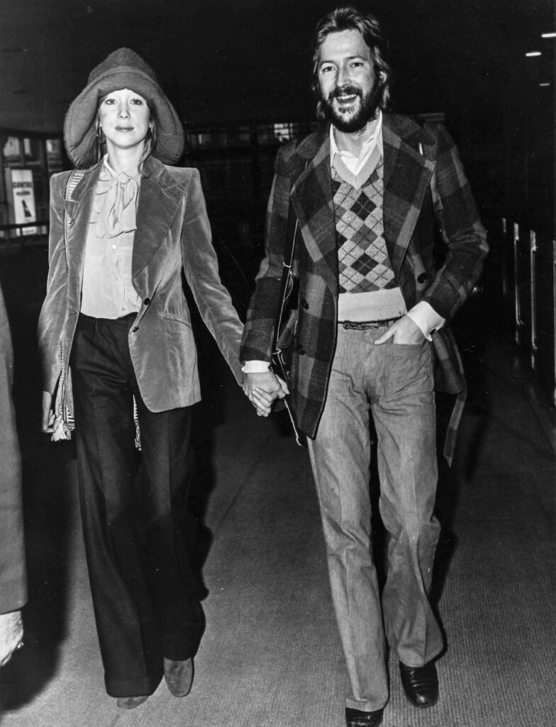 Eric Clapton and Pattie Boyd, London 1974.,Image: 769446804, License: Rights-managed, Restrictions: , Model Release: no, Credit line: Universal Archive/Universal Images Group / Universal images group / Profimedia