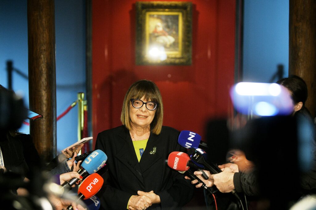 Beograd, 5.3.2024. Konak kneginje Ljubice, Slika „Odmor bašibozuka“ Paje Jovanovića kupljena na aukciji londonskog "Sotbija", Paja Jovanović Foto: Filip Krainčanić/Nova.rs