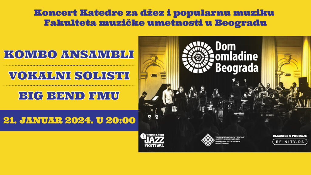Koncert studenata FMU u Domu omladine Beograda