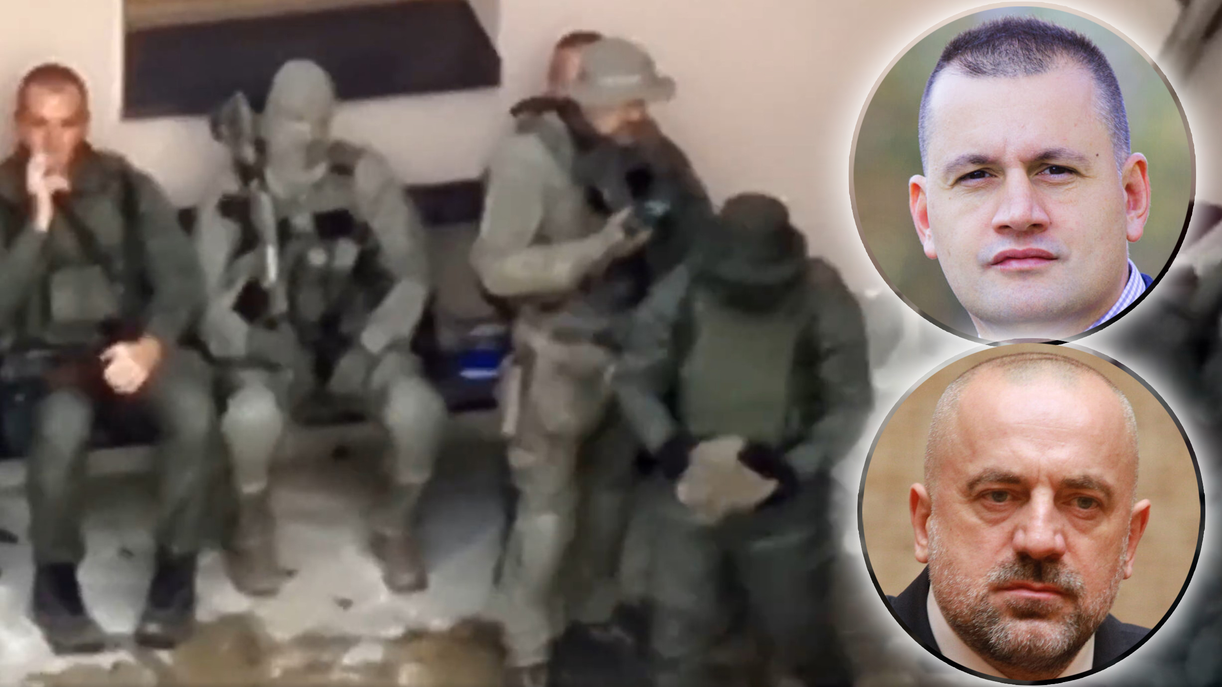 Foto: Printscreen/Facebook/Xhelal Sveçla  Nenad Stefanović Milan Radoicic Banjska kombo