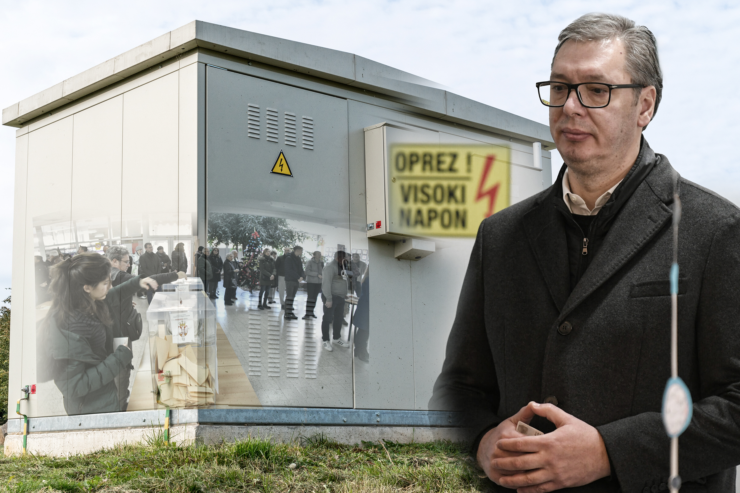 aleksandar vučić trafostanica gasanje glasaci