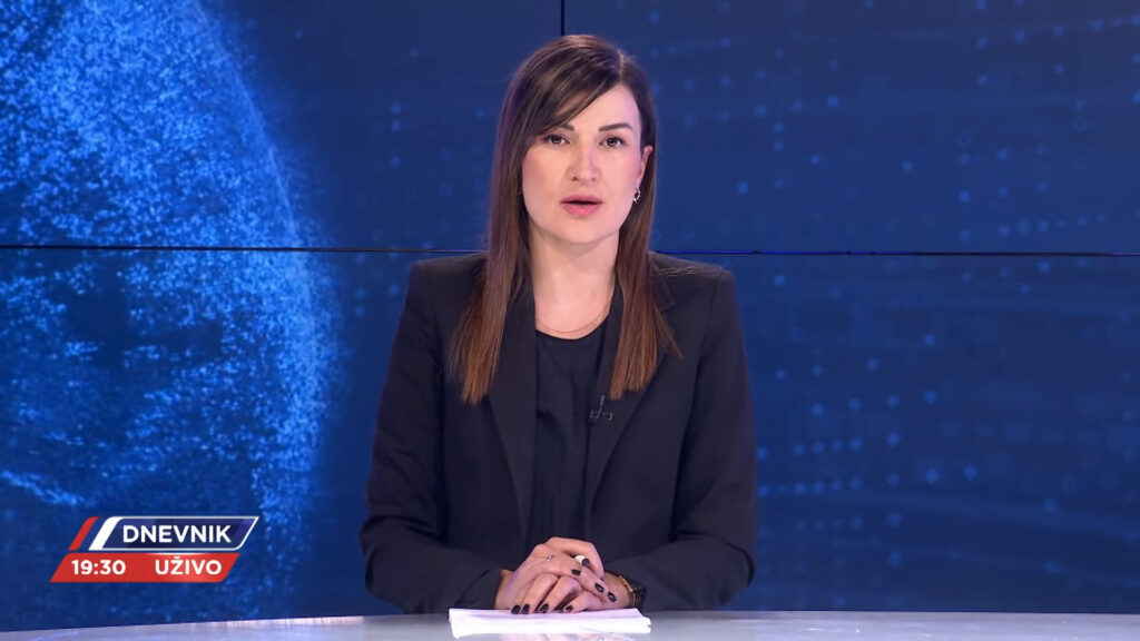 Jelena Obućina, emisija Dnevnik Foto: Nova