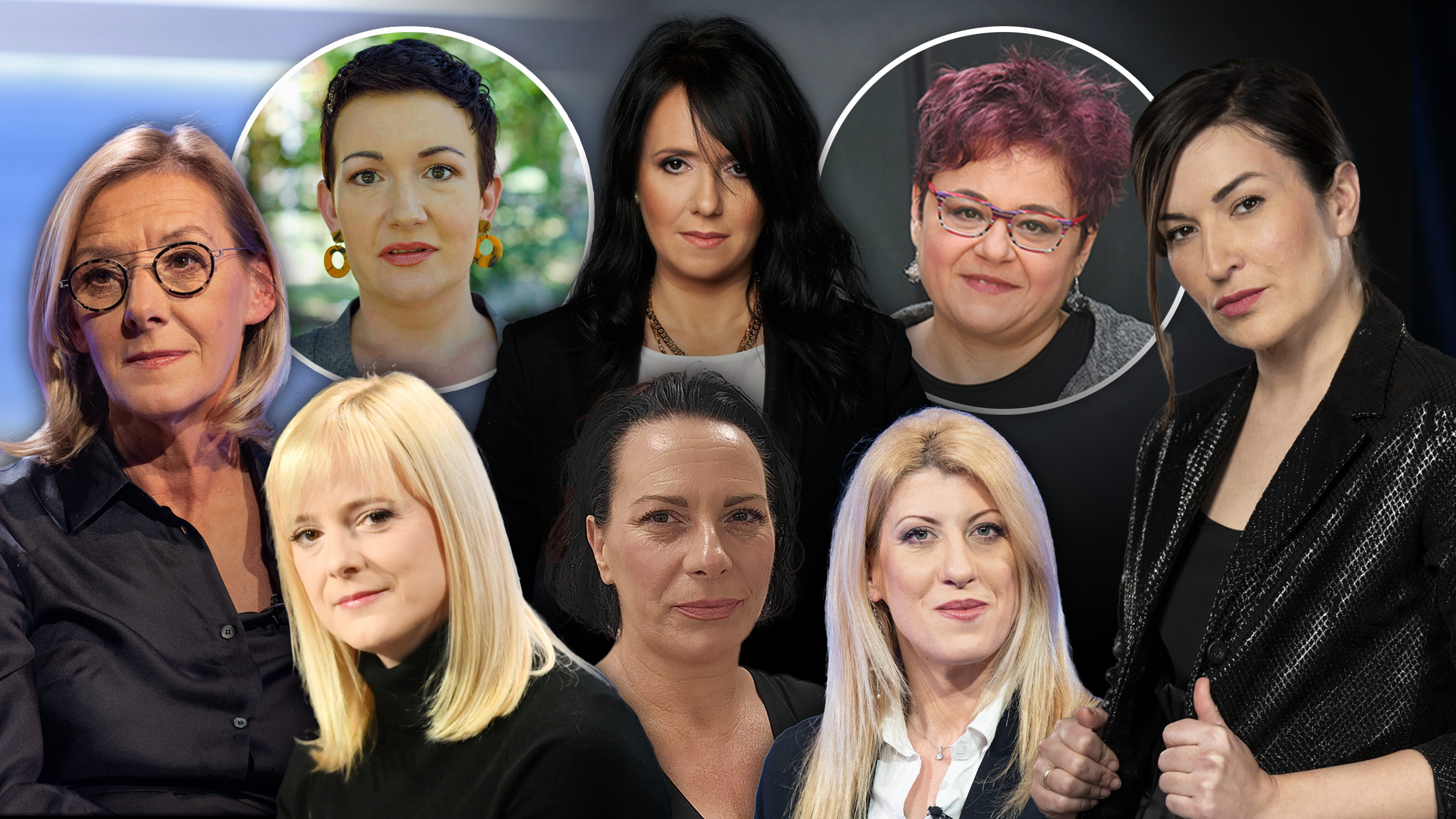 Olja Bećković, Žaklina Tatalović, Jovana Gligorijević; Ana Lalić Hegediš; Brankica Stanković, Jelena Zorić, Tamara Skrozza; Jelena Obućina