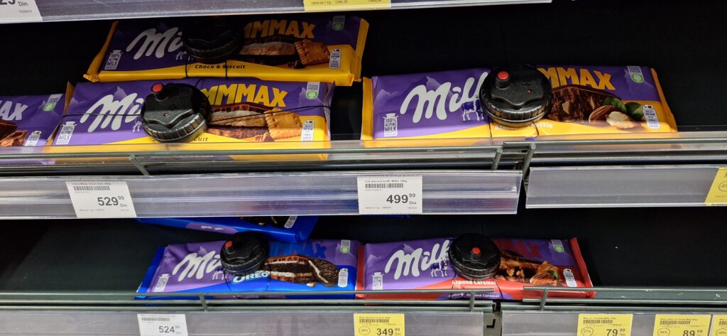 Milka čokolada, Zujalica, zaključana čokolada