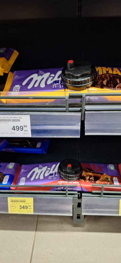 Milka čokolada, Zujalica, zaključana čokolada