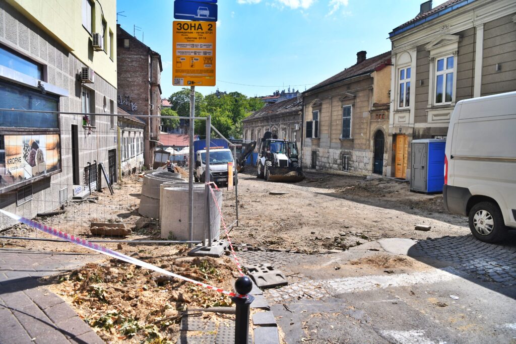 Beograd, 08. septembar 2023. Gospodar Jevremova i Francuska, Posečena stabla
Foto: Goran Srdanov/Nova.rs