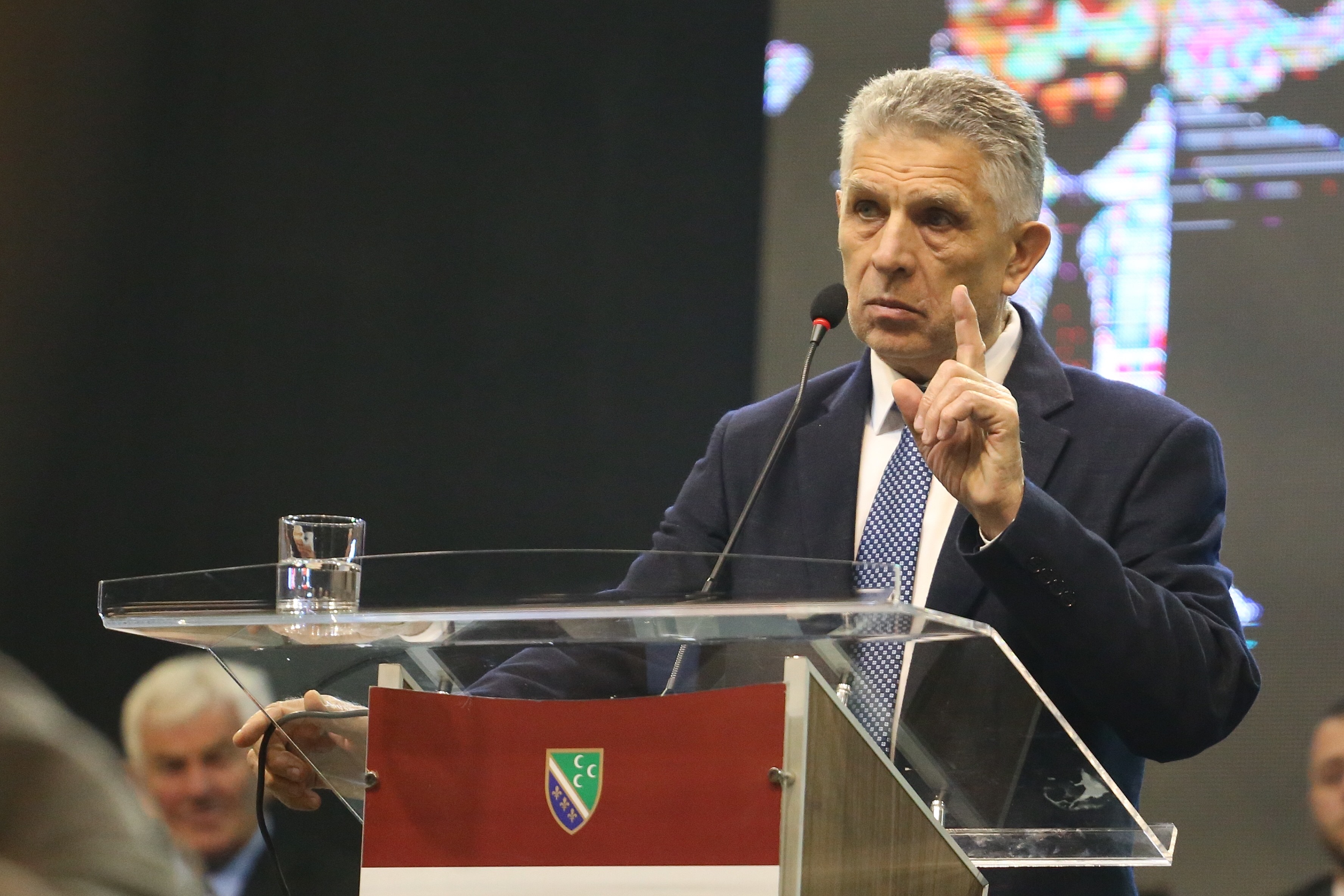 Novi Pazar 10.11.2022. SDA, Stranke Demokratske Akcije Sandžaka, održala završnu konvecniju, poručili da Bošnjačko veće ne sme da padne u ruke Vučića Foto: Irfan Ličina/Nova.rs