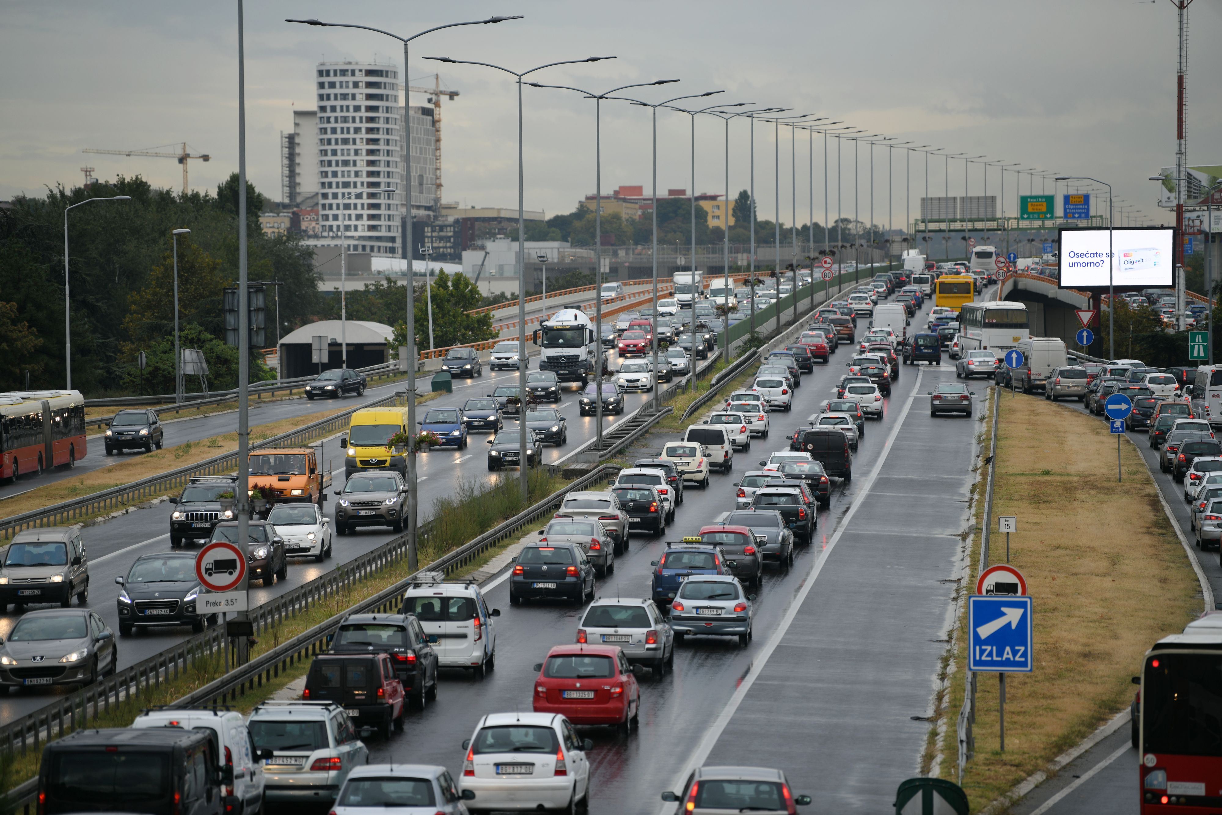 Beograd 28.09.2020. Gazela, gužva, kiša, jesen, nevreme, loše vreme Foto: Filip Krainčanić/Nova.rs