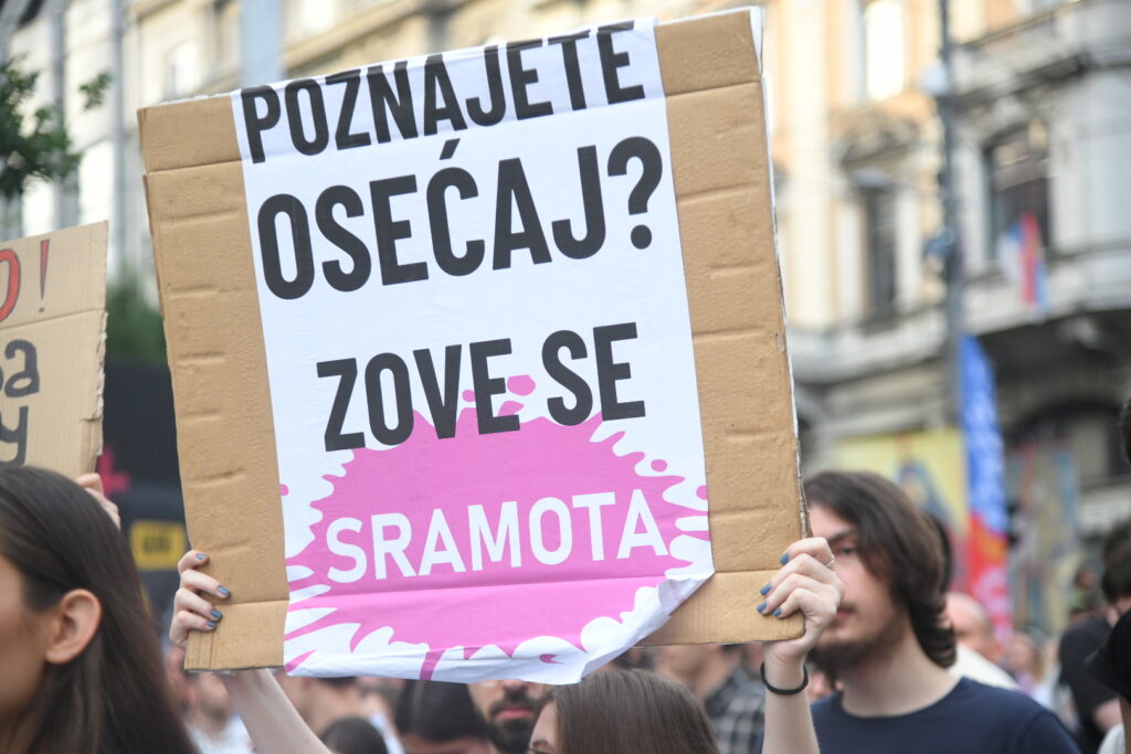 Beograd 24.06.2023. Osmi po redu protest Srbija protiv nasilja, protest, šetnja Foto: Nemanja Jovanović/Nova.rs