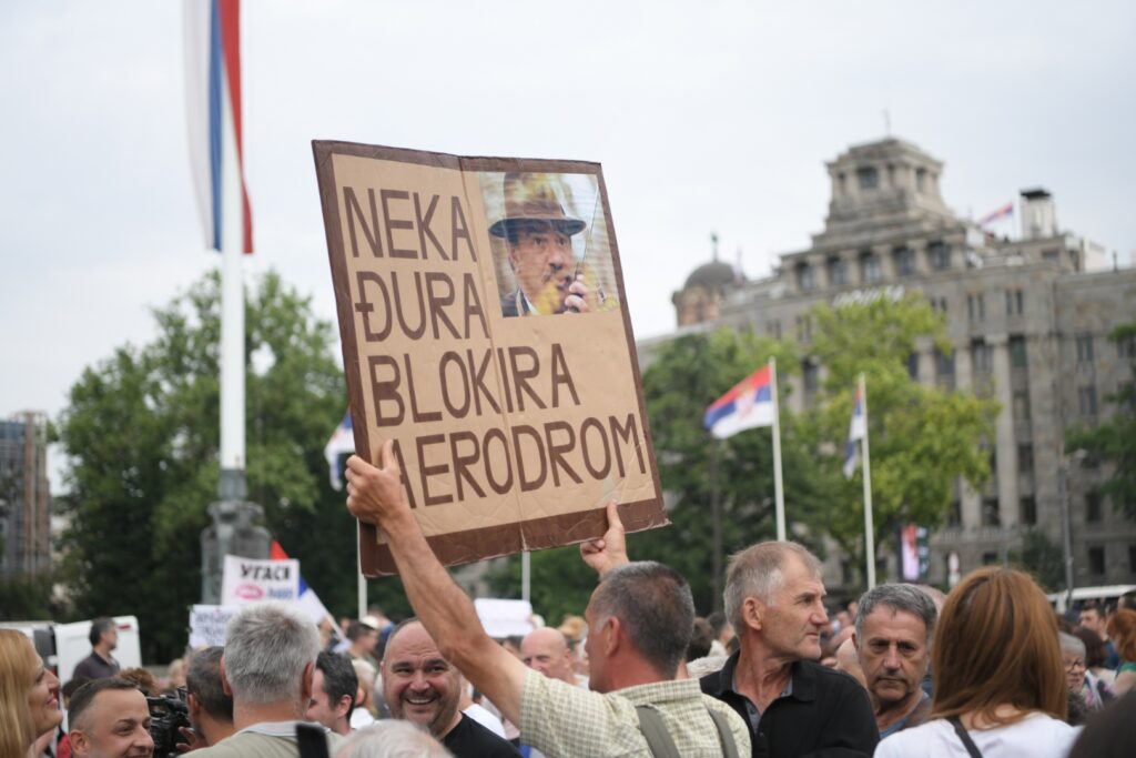 Beograd 24.06.2023. Osmi po redu protest Srbija protiv nasilja, protest Foto: Dragan Mujan/Nova.rs