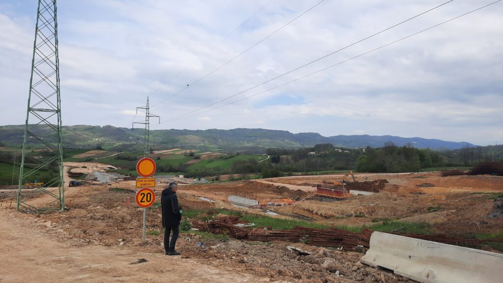 Meštani sela iz okoline Čačka, Lučana i Požege, protest, blokada radova, Čačak, Lučani, Požega Foto: Miljana Isailović/Nova.rs