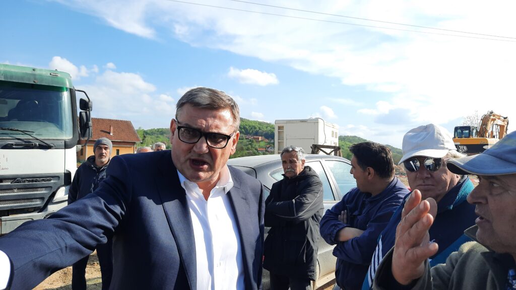 Meštani sela iz okoline Čačka, Lučana i Požege, protest, blokada radova, Čačak, Lučani, Požega Foto: Miljana Isailović/Nova.rs